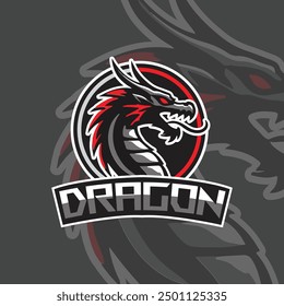 Dragon Logo Esport mascot sport logo design vector