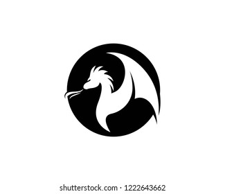 Dragon Logo Illustration Stock Vector (Royalty Free) 1222643662 ...