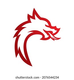 Dragon logo images illustration design
