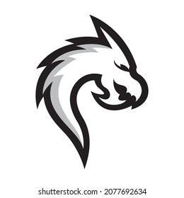 Dragon logo images illustration design