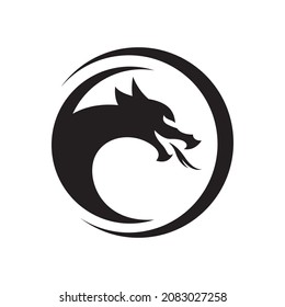 Dragon logo images illustration design