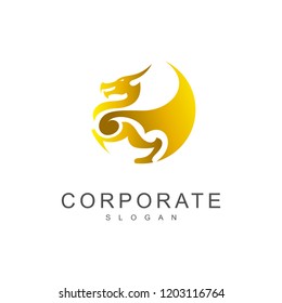 dragon logo , martial arts logo + traditional icon