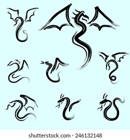 dragon. logo (part 1)  