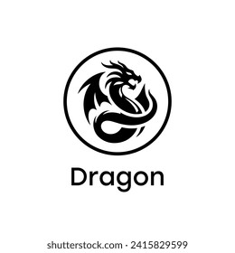 Dragon logo simple elegance and clean
