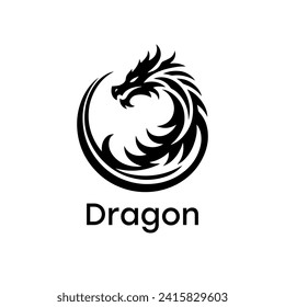 Dragon logo simple elegance and clean