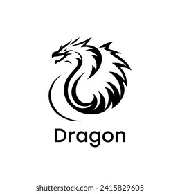 Dragon logo simple elegance and clean