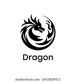Dragon logo simple elegance and clean