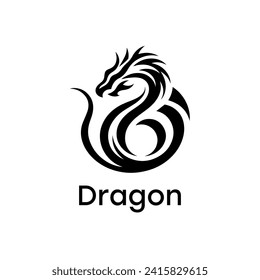 Dragon logo simple elegance and clean