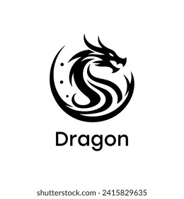 Dragon logo simple elegance and clean