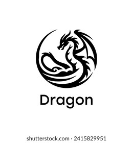 Dragon logo simple elegance and clean