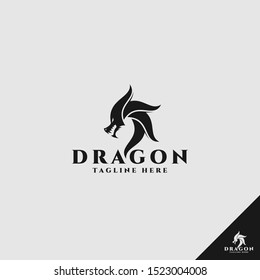 Dragon Logo - Simple and stylish idea dragon logo