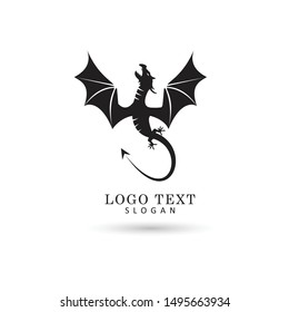 Dragon Logo. Symbol & Icon Vector Template.