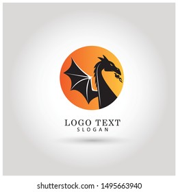 Dragon Logo. Symbol & Icon Vector Template.