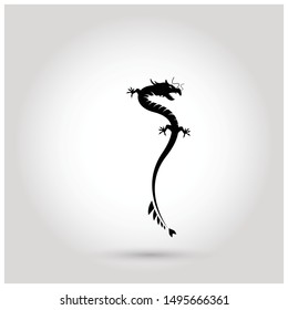 Dragon Logo. Symbol & Icon Vector Template.
