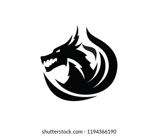 Dragon Logo Symbol Template Design Vector, Emblem, Design Concept, Creative Symbol, Icon