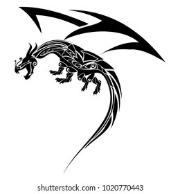 dragon logo tattoo