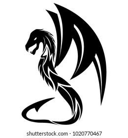 dragon logo tattoo