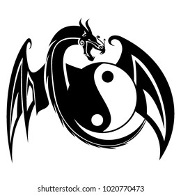 dragon logo tattoo