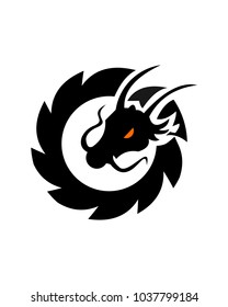 dragon logo template