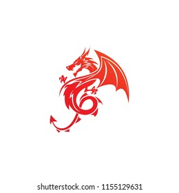 dragon logo template