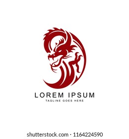 dragon logo template