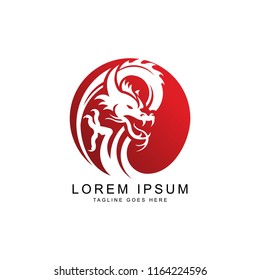dragon logo template