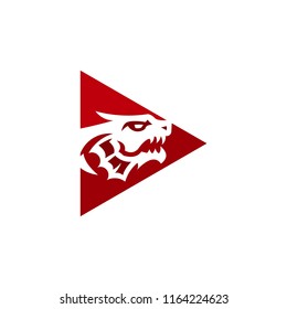 dragon logo template