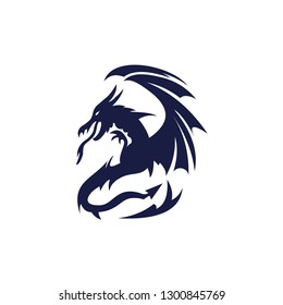 dragon logo template