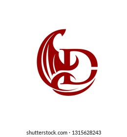 dragon logo template