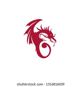 dragon logo template
