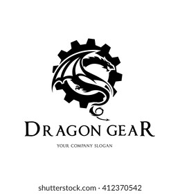 Dragon Logo Template.