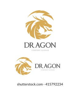 Dragon Logo Template.