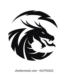 Dragon Logo Template.