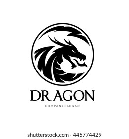 Dragon logo template