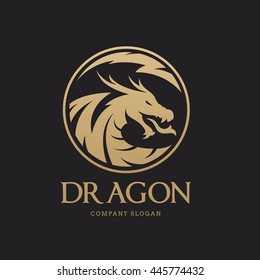 Dragon logo template