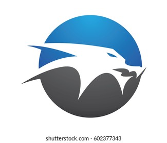 Dragon logo template