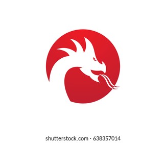Dragon logo template