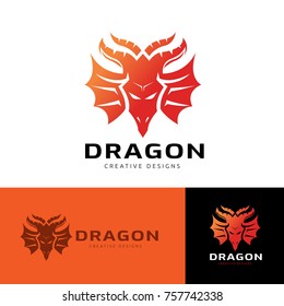 Dragon Logo Template.