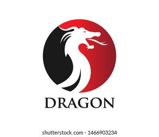 Dragon Logo Business Cardelements Brand Identityvector Stock Vector ...