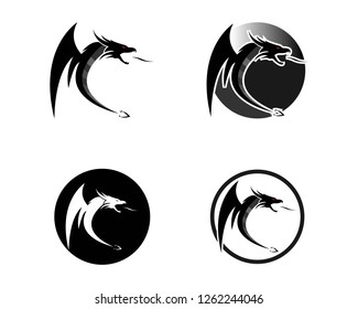 Ilustración vectorial del logotipo Dragon - Vector