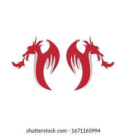 Ilustración vectorial del logotipo Dragon