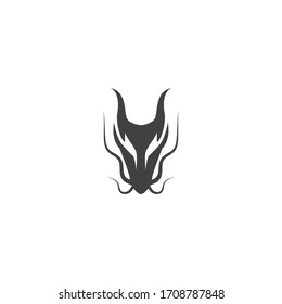Dragon logo template vector illustration