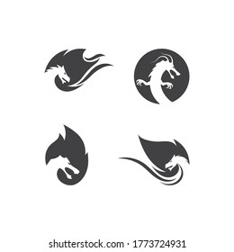 Plantillas de logotipo Dragon, ilustración vectorial.