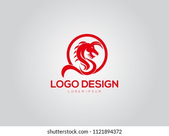 Dragon Logo Vector