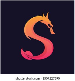 Dragon Logo vector design template