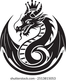 Dragon, Dragon Logo, Dragon Vector, Vector Illustration