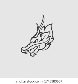 Dragon LOGO Vector Illustration design