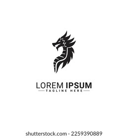 Diseño del vector del logo Dragon 
