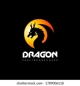 Dragon logo - Dragon vector template