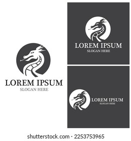 Dragon Logo Vector Template Illustration